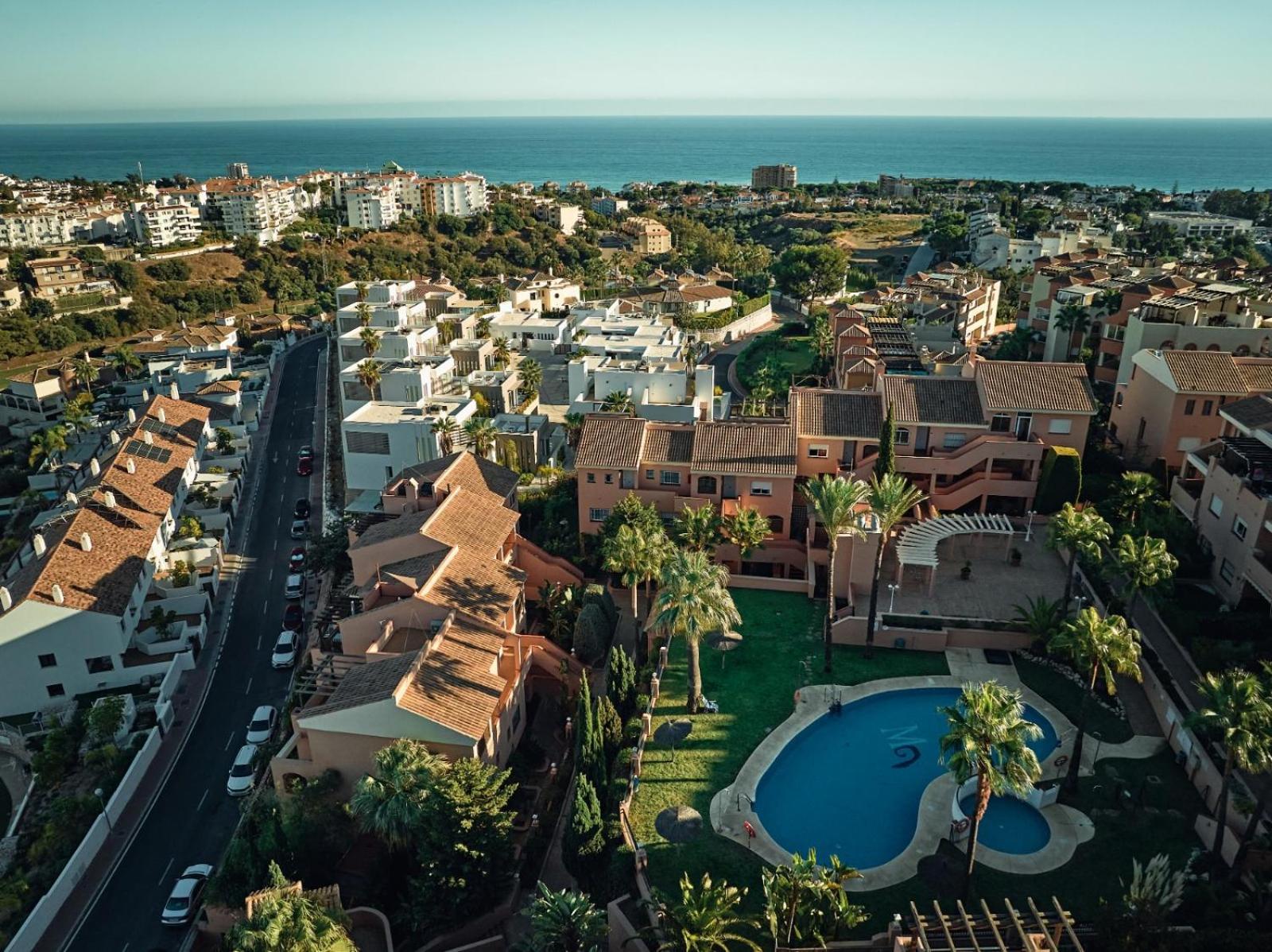 Cozy Penthouse Riviera Del Sol Apartment Malaga Luaran gambar